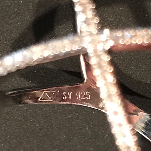 ❌Sterling Silver “X” Ring - Picture 5 of 5